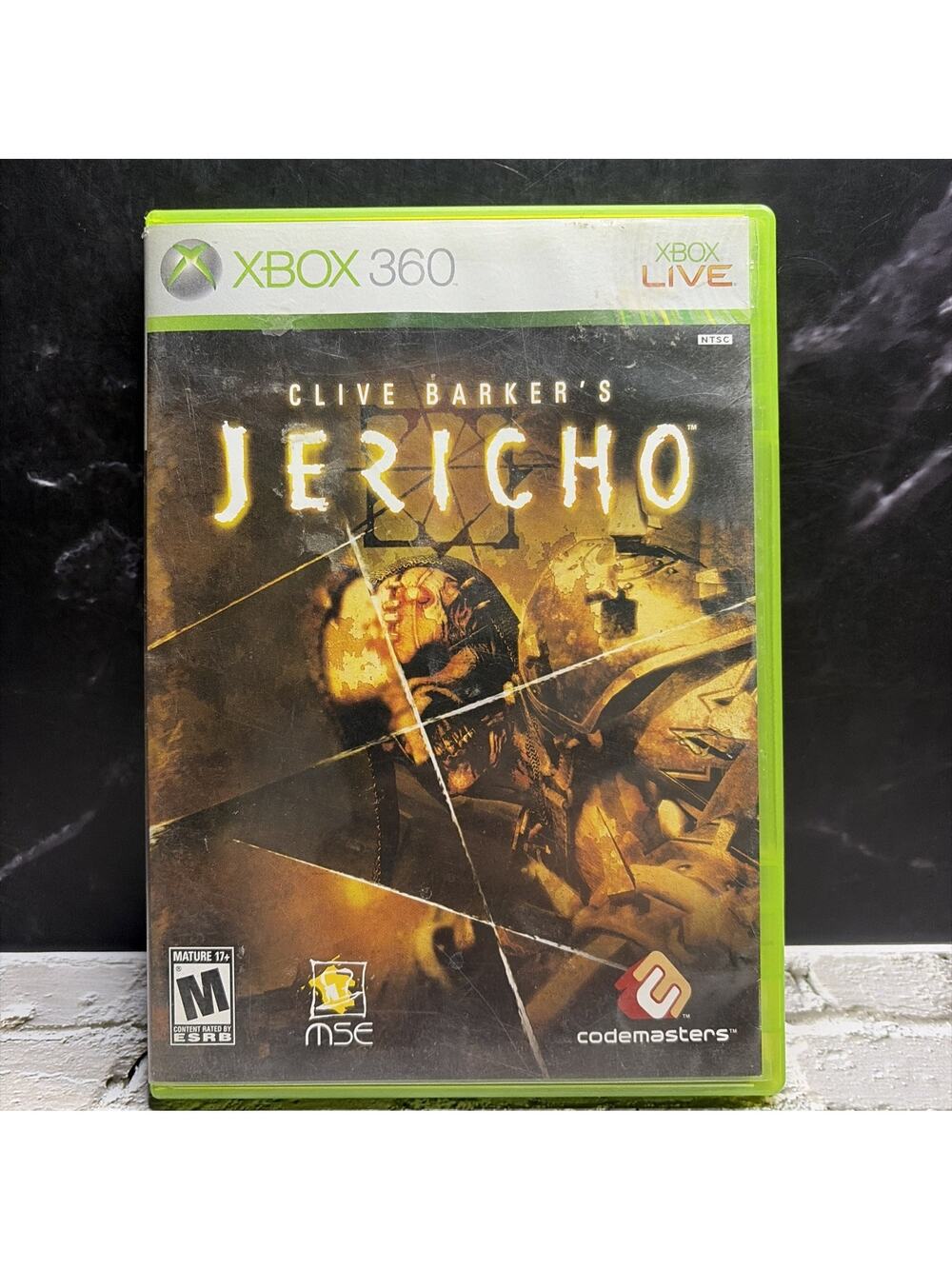 Clive Barker's Jericho - Microsoft Xbox 360 Clean Disk T&W Free Fast Shipping